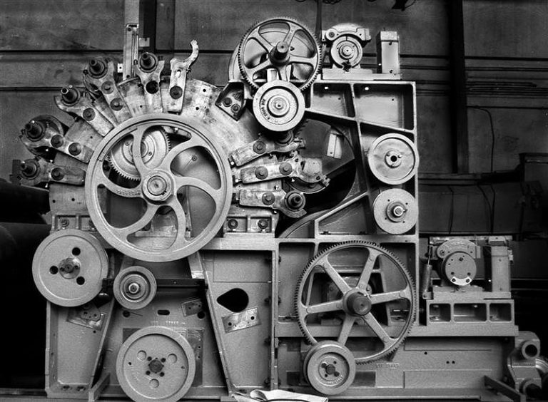 Photo of gears in a machine