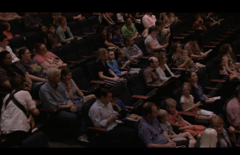 Photo of seated audience members