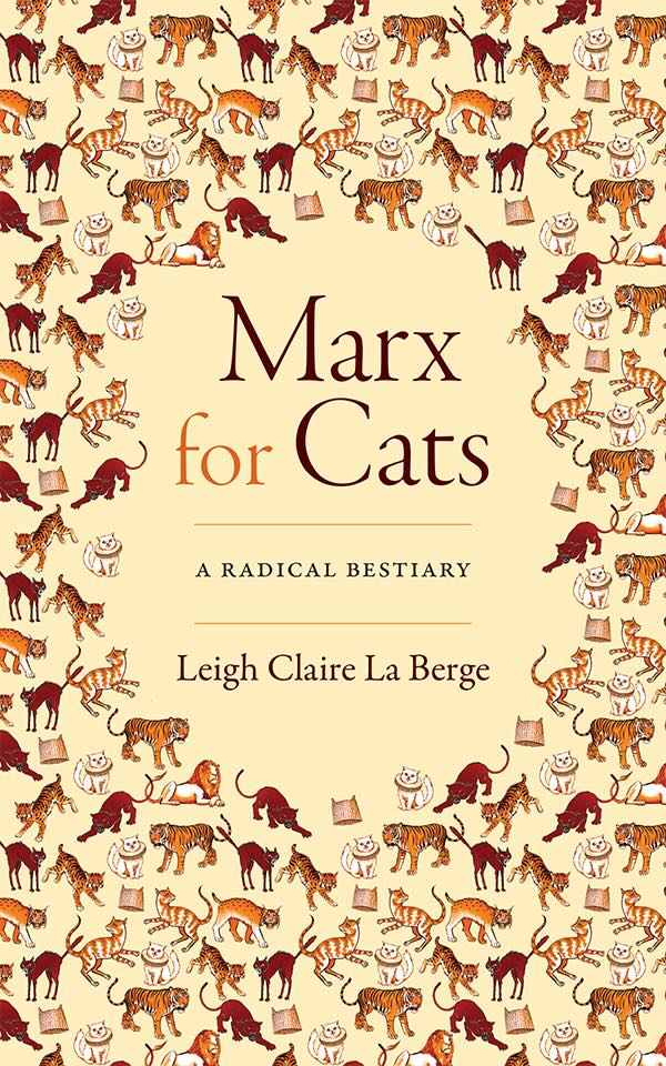 Book cover. Illustrations of dozens of cats surround the title information.